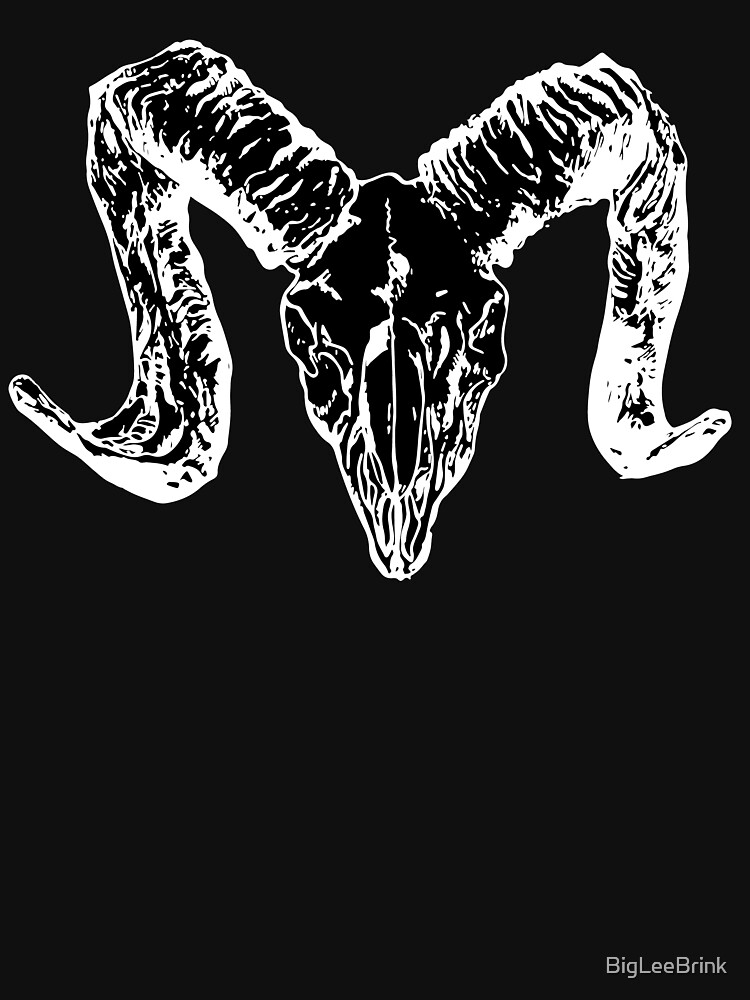 Rams Skull [Black] Essential T-Shirt for Sale by BigLeeBrink