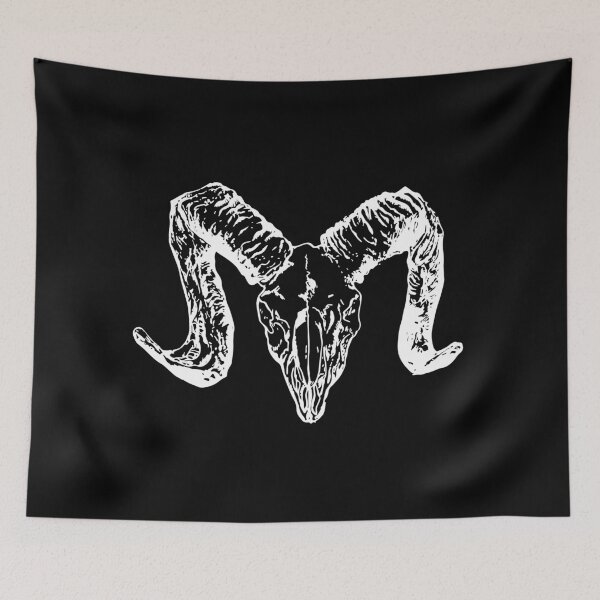 Item preview, Rams Skull [Black] designed and sold by BigLeeBrink.