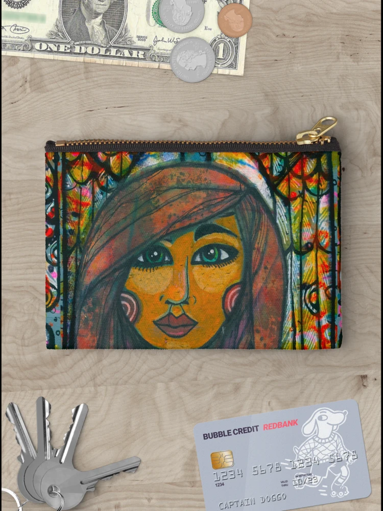 Thumbnail 3 of 4, Zipper Pouch, Protection designed and sold by SheThinks inColors.