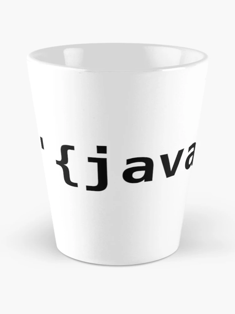 Thumbnail 2 von 4, Kaffeebecher, Python> Java-F-Strings designt und verkauft von EncodedShirts.