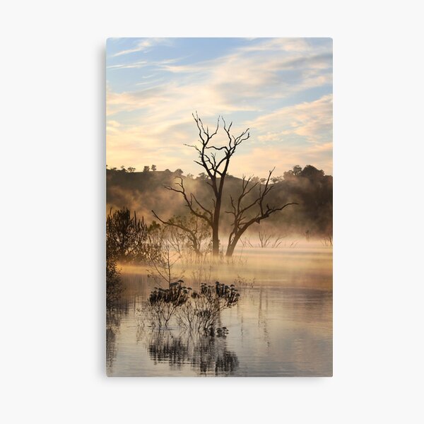 The Fish will Jump but the ducks Hid. Canvas Print
