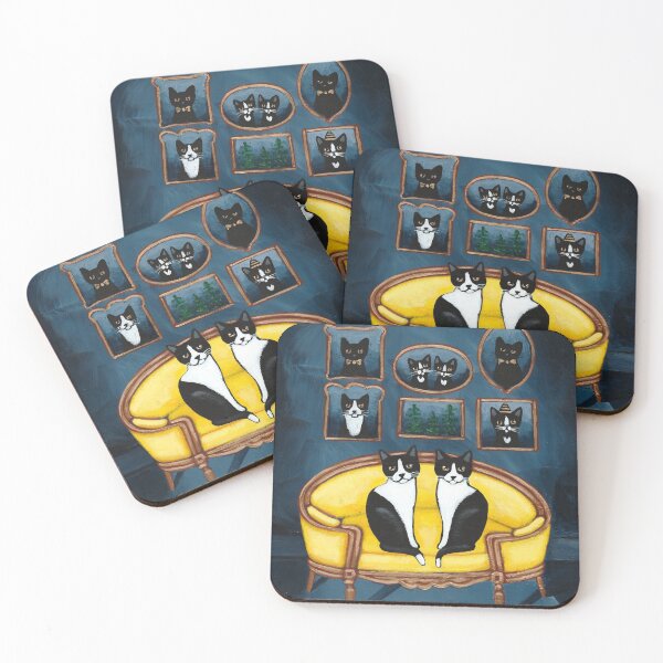 Item preview, The Twin Tuxedo Room designed and sold by KilkennyCat Art.
