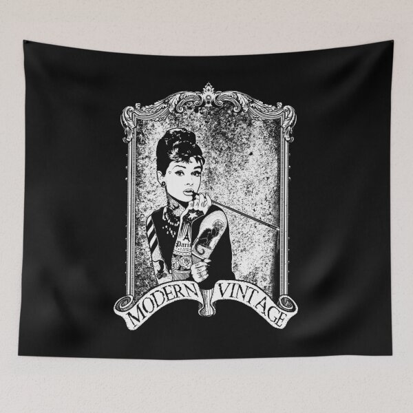 Artikelvorschau, Audre Hepburn "Punked" Modernes Vintage-Design entworfen und verkauft von Milllerboy.