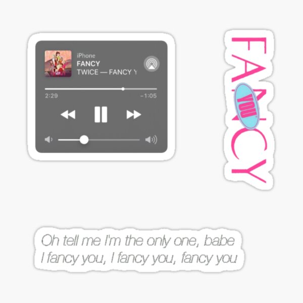 Twice fancy sticker package Sticker