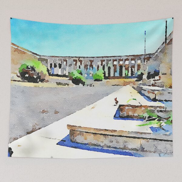 Item preview, Roma EUR: steps and colonnade designed and sold by Giuseppe Cocco.