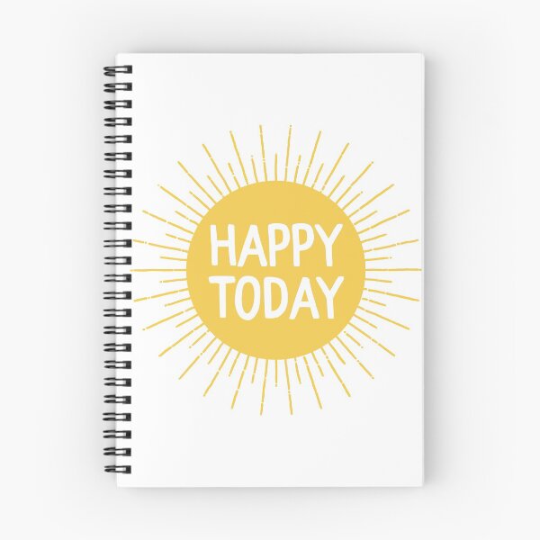 Item preview, Happy Today Yellow Sun Positivity Quote designed and sold by blueskywhimsy.