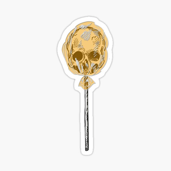 Skull Lolli Sticker