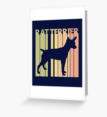 Funny Cute Rat Terrier Greeting Card