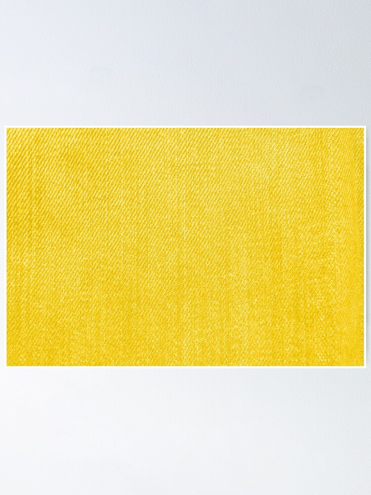 yellow denim fabric