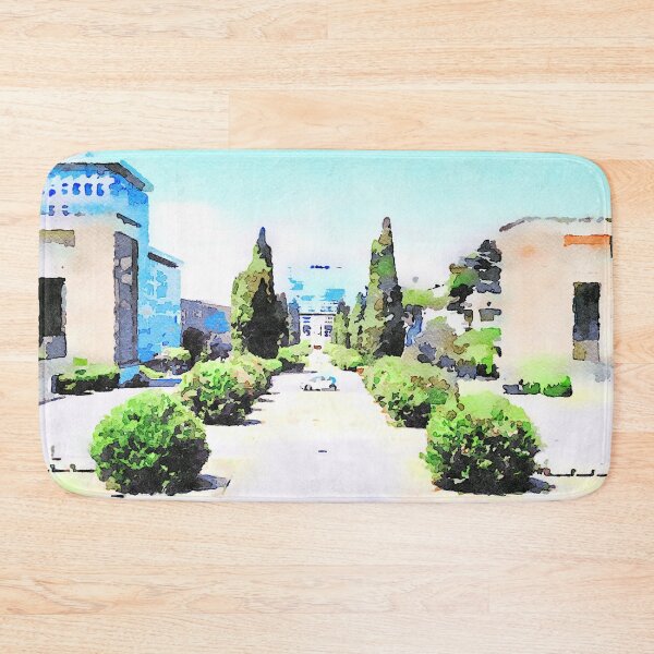 Item preview, Roma EUR: square, street and car between monumental building designed and sold by Giuseppe Cocco.