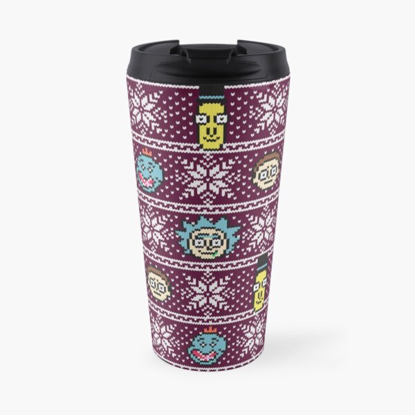 Rick and Morty christmas sweater Travel Mug