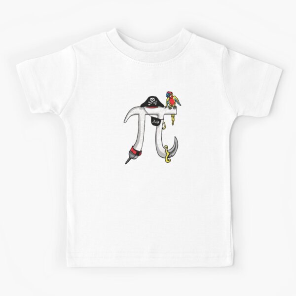 Pirate Pi Day Symbol Kids T-Shirt