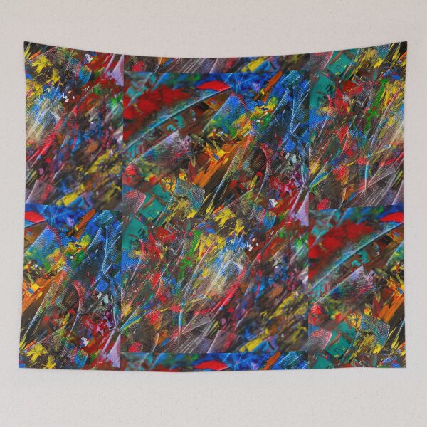 Item preview, Somehow Ordered Chaos Blue designed and sold by FrookeyPaints.