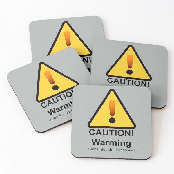 Item preview, Caution! Warming: a global lifestyle change is needed designed and sold by Blacklinesw9.