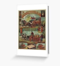 Babcock & Champion Fire Engines Greeting Card