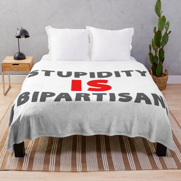 Item preview, Stupidity IS Bipartisan designed and sold by Val Goretsky.