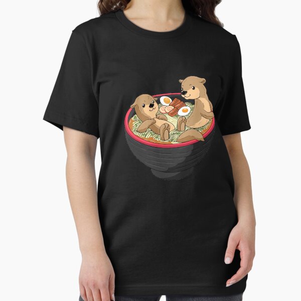 Artikel-Vorschau von Kawaii Otter Shirt Japanese Ramen noodles soup Otter Lover, designt und verkauft von 11EINHALB.