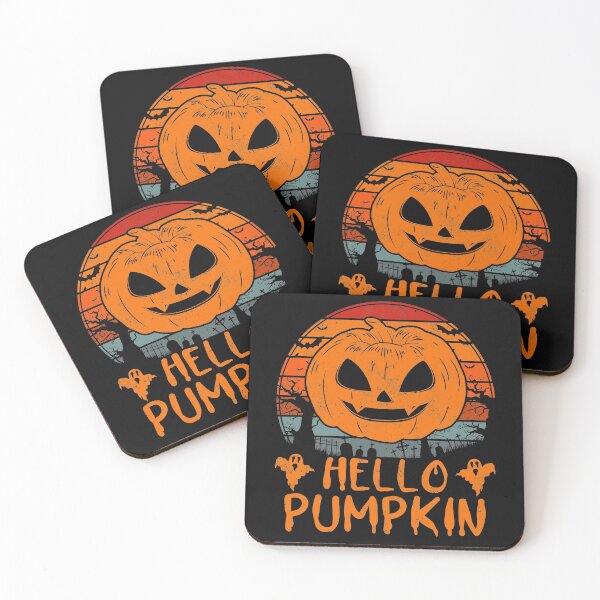 Item preview, Vintage Hello Pumpkin Gift Boo Creepy Costume Moon Halloween designed and sold by Nikolaienko Artem.