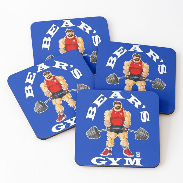 Item preview, ADAM LIKES BEAR'S GYM - WHITE WRITING designed and sold by bobobear.