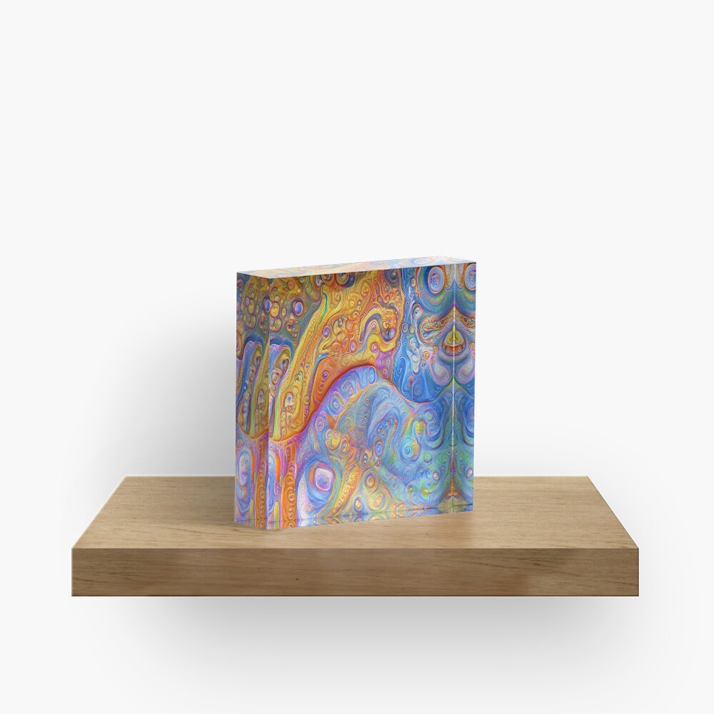 Abstraction #A Acrylic Block