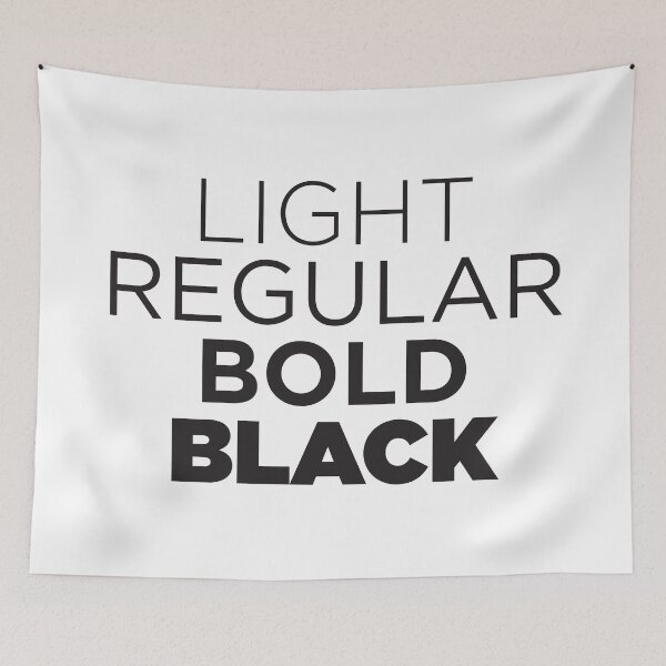 Item preview, Font family: Light, Regular, Bold and Black designed and sold by BeyondTheCrue.