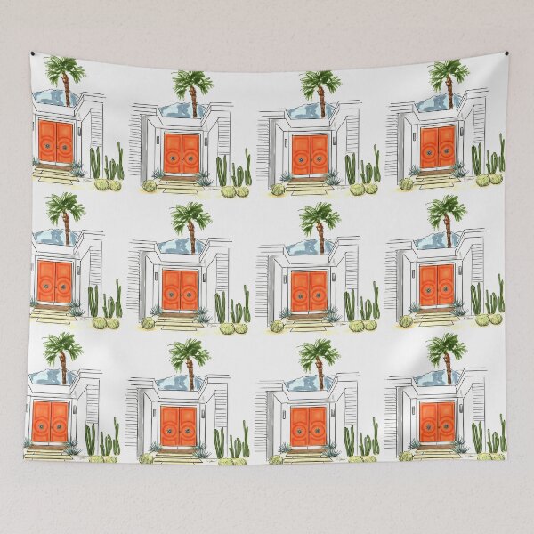 Item preview, Palm Springs Orange Door- 2 designed and sold by kschowe.