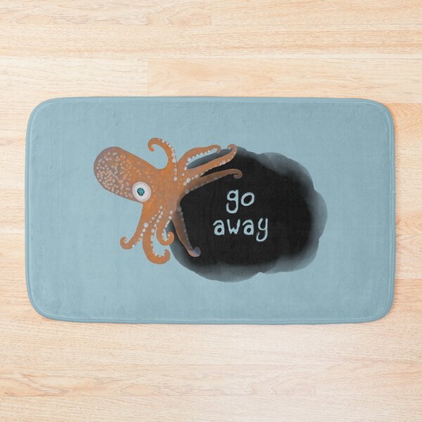 Item preview, Inking Squid Says Go Away designed and sold by Amy Hadden.