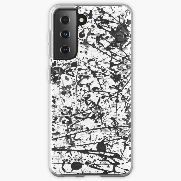 Mijumi Pollock Black and White Samsung Galaxy Soft Case