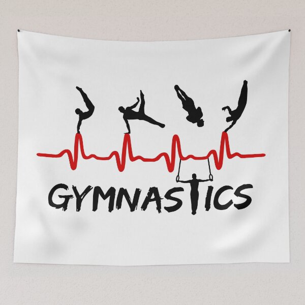 Item preview, Gymnastics Heartbeat - Men's Gymnastics designed and sold by claudiasartwork.