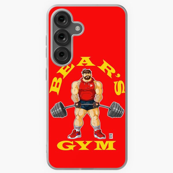 ADAM LIKES BEAR'S GYM - YELLOW WRITING Samsung Galaxy Soft Case