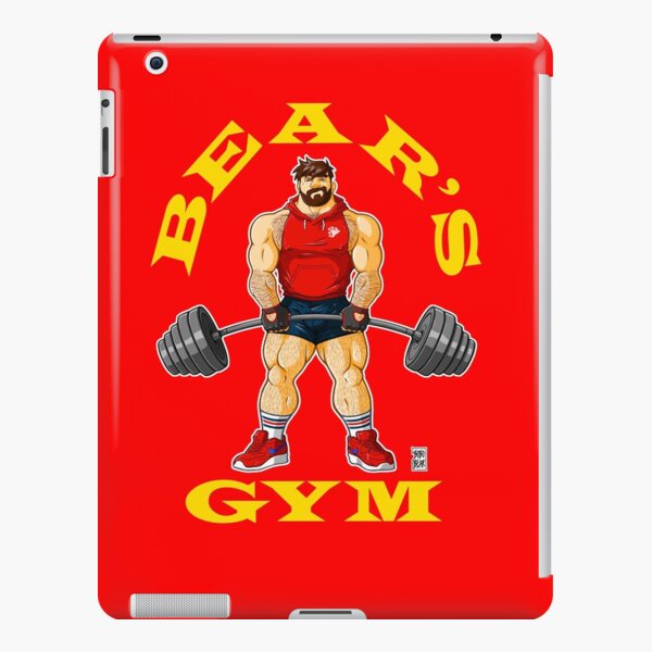 ADAM LIKES BEAR'S GYM - YELLOW WRITING iPad Snap Case