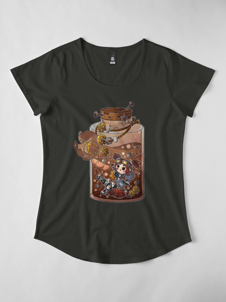 Alternate view of Gaige Potion Bottle Premium Scoop T-Shirt