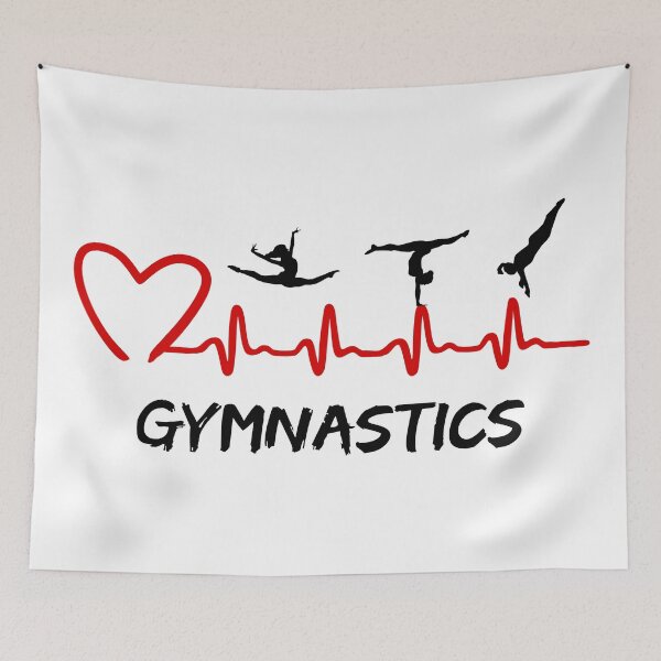 Item preview, Gymnastics Heartbeat - Women's Gymnastics designed and sold by claudiasartwork.