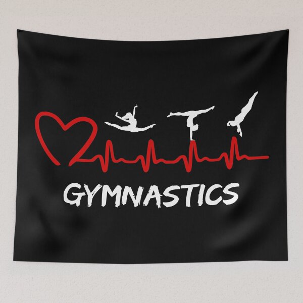 Item preview, Gymnastics Heartbeat - Women's Gymnastics designed and sold by claudiasartwork.