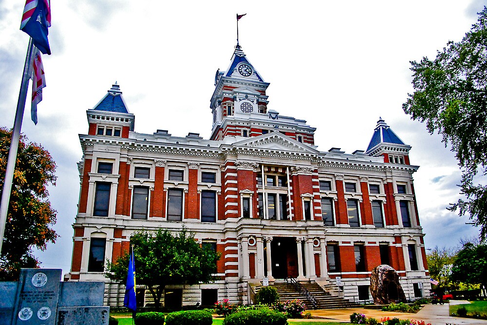 "Johnson County Indiana Court House" by Bryan Spellman Redbubble