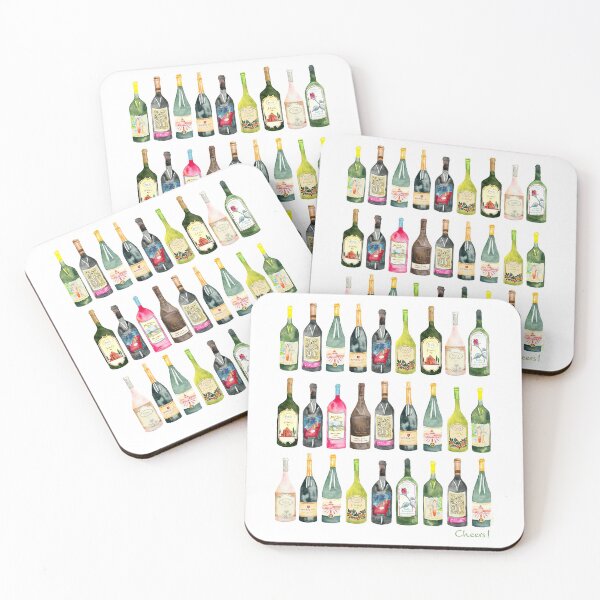 Item preview, Cheers Wine Bottles  designed and sold by LIMEZINNIASDES.