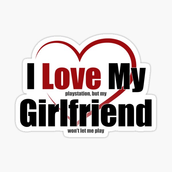 I love my PlayStation Sticker