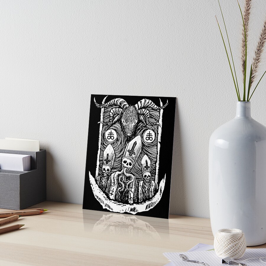 The Priest Of Corruption 15 "Satanic Priest Corruption Among Us by KRAFTD" Art Board Print by