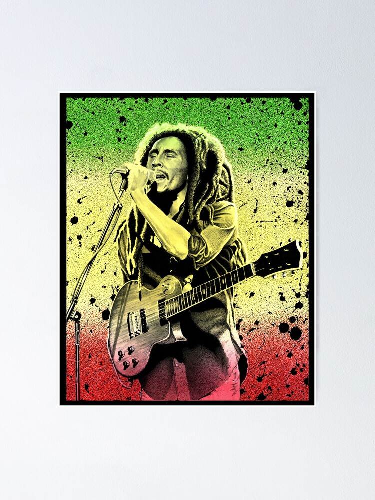 red gibson guitar bob marley