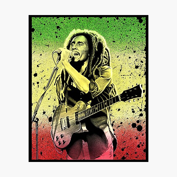 Bob Marley Kunst Fotodruck