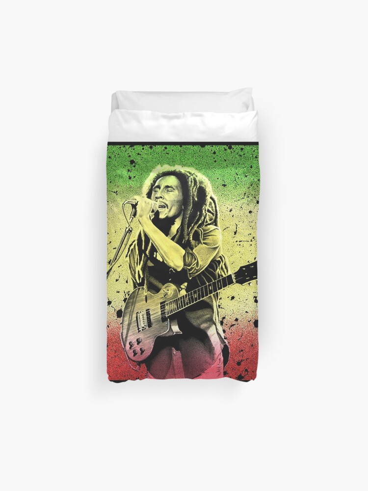 Bob Marley Art Duvet Cover By Petersnook Redbubble