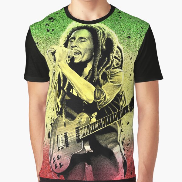 Bob Marley art Graphic T-Shirt