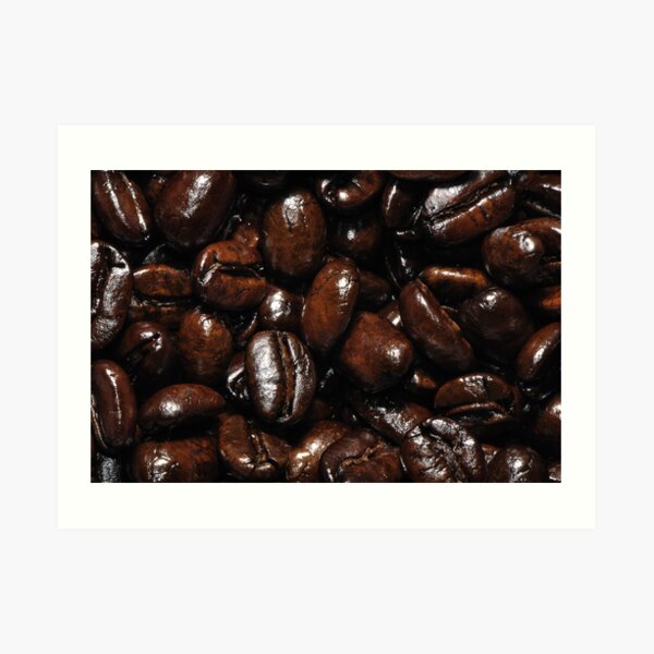 Dark Roast Coffee Art Print