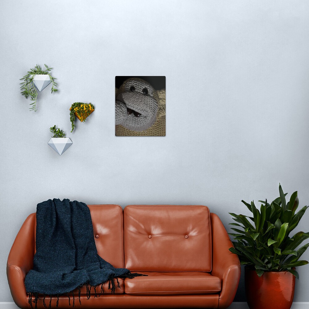 Monkey Coffee Metal Print