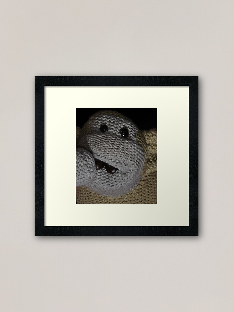 Alternate view of Monkey Coffee Framed Art Print