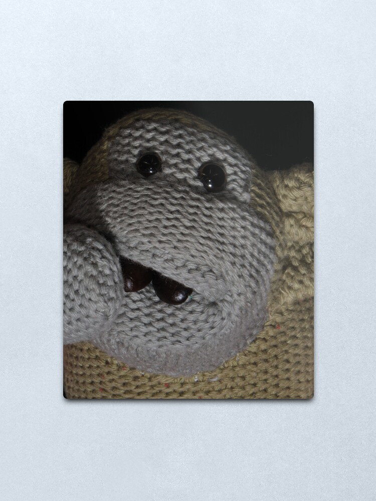Alternate view of Monkey Coffee Metal Print