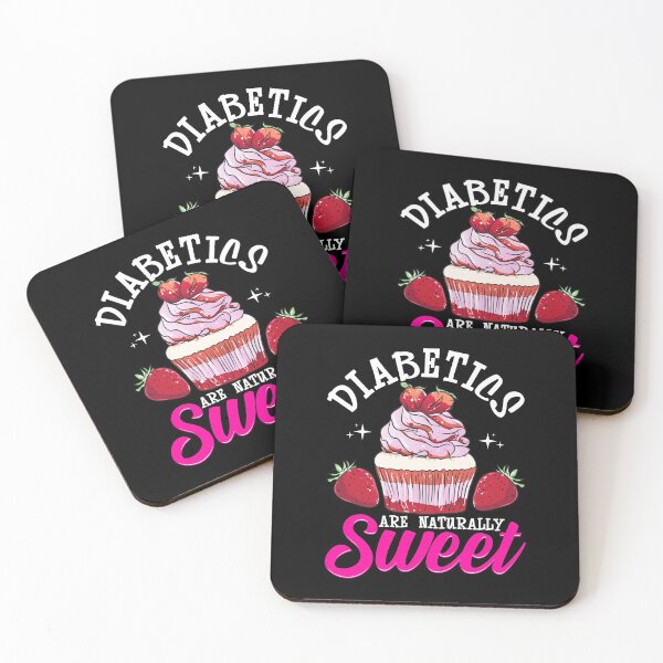 Item preview, Funny Diabetics Are Naturally Sweet Diabetes Pun designed and sold by perfectpresents.