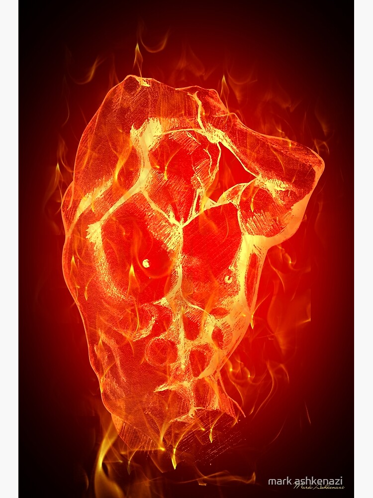 Disover FIRE MAN Premium Matte Vertical Poster