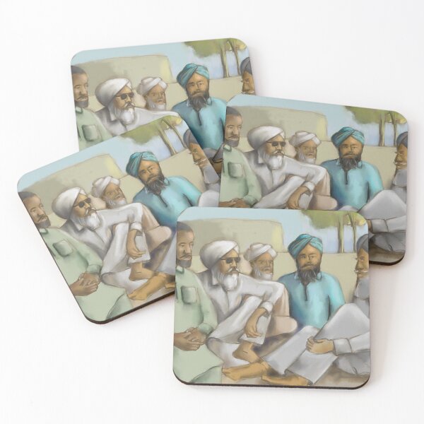 Item preview, Punjabi village friends  designed and sold by Sukhpal Grewal Ethnic Art.