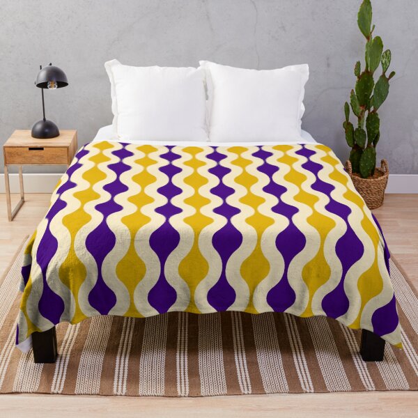 Item preview, Groovy 70's pattern purple and gold designed and sold by muskitt.